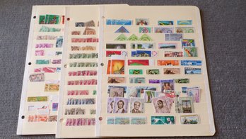 3 Pages Of Older Stamps, Various Countries