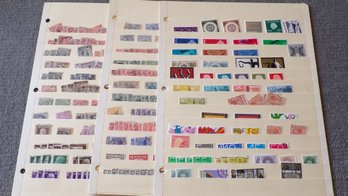 3 Pages Of Older Stamps, Various Countries