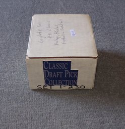 1991 Classic Draft Pick Card Collection (Hockey-Football-Basketball-Baseball) Unsearched Complete & Mint Cond