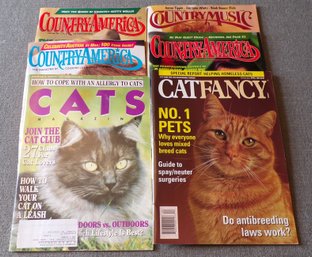 Six Vintage Magazines, 1993, 1994 & 1995