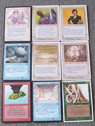 9 (Nine) Magic The Gathering Cards