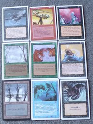 9 (Nine) Magic The Gathering Cards