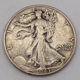 1943 Walking Liberty Silver Half Dollar