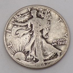 1942 Walking Liberty Silver Half Dollar