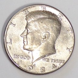 Error 1984-P Kennedy Half Dollar (DDR)