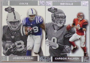(2)-2007 Topps CO-Signers Football Cards (Excellent/NM Condition)
