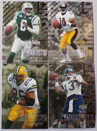 (4)-2000 Upper Deck Black Diamond NFL Football Cards (Excellent/NM Condition)