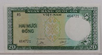 1966 South Vietnam 20 Dong