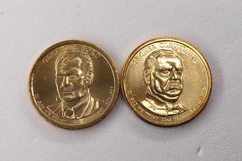 (2 Gem BU Presidential $1), 2012-D Cleveland (First Term) & 2016-D G. Ford