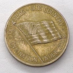 Vintage United States, Our Country-Our Flag, Pledge Of Allegiance Medal