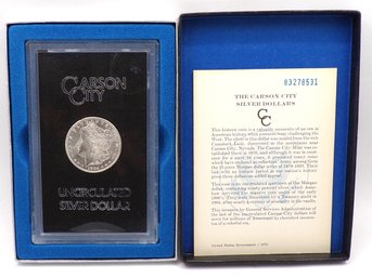 RARE-Key Date 1884 CC (Carson City) GSA Morgan Silver Dollar GEM BU