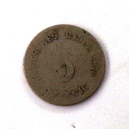 1876H Germany - Empire 5 Pfennig KM# 3