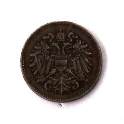 1916 Austria 20 Heller KM# 2826