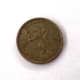 1923 Norway 25 Re KM# 381
