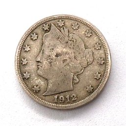 1912 Liberty Head V Nickel (FULL Liberty)