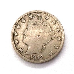 1912-D Liberty Head V Nickel (Some Liberty)
