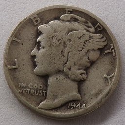 1944 Mercury Silver Dime