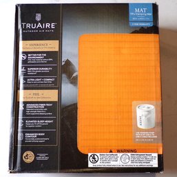 NEW IN BOX, TRUAIRE Camping Mat (Inflatable Mattress) & USB Pump (Retails For $65-$85)