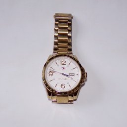 Tommy Hilfiger Men's Gold-Tone Stainless Steel Watch Lightly Used