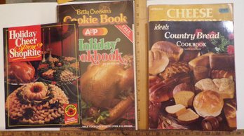 Five New Vintage Soft Cover Cookbooks, 1980's