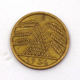 1936-E Germany - Weimar Republic 10 Reichspfennig (KM# 40)