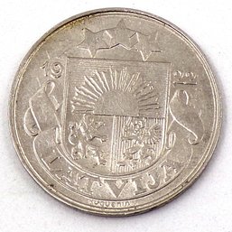 1922 Latvia 50 Santimu (KM# 6)