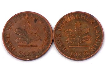 Two Germany - Federal Republic 1949F Pfennig (KM# A101)