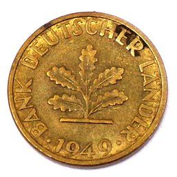 1949F Germany - Federal Republic 5 Pfennig (KM# 102)