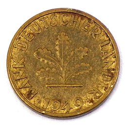 1949J Germany - Federal Republic 5 Pfennig (KM# 102)