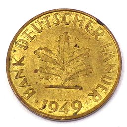 1949F Germany - Federal Republic 10 Pfennig (KM# 103)