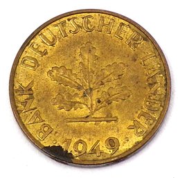 1949F Germany - Federal Republic 10 Pfennig (KM# 103)