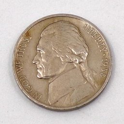 1938-D Jefferson Nickel