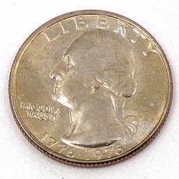 1976 Washington Quarter Dollar (GEM BU With Luster)