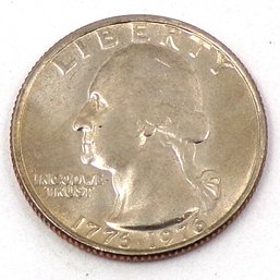1976 Washington Quarter Dollar (GEM BU With Luster)