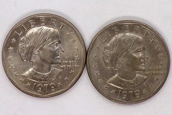 (2) Two 1979-P Susan B. Anthony Dollars Brilliant Uncirculated