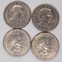 Four (4) Brilliant Uncirculated Susan B. Anthony Dollars