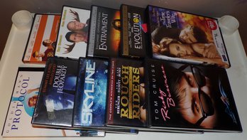 Various DVD's Some New, Ten Total (ALL With Correct Titles In Cases) Not Tested