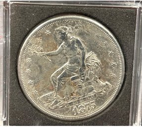 1875-S Trade Dollar AU