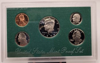 1998 United States Mint Proof Set (5 Coins) GEM Brilliant Uncirculated, OGP