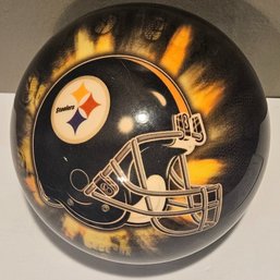 RARE NEW In-Box Brunswick (VIZ A-BALL) 'NFL Steelers' Bowling Ball 10 Lb