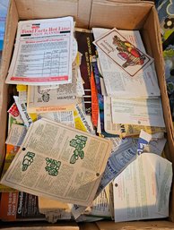Huge Box Filled With 'Grandma's Recipes' From 1960'S-1980'S