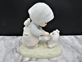 Vintage Collectible Precious Moments 1987 'Feed My Sheep' Collectors Club Special Edition PM-871