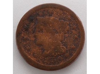 1850 Large Cent Details
