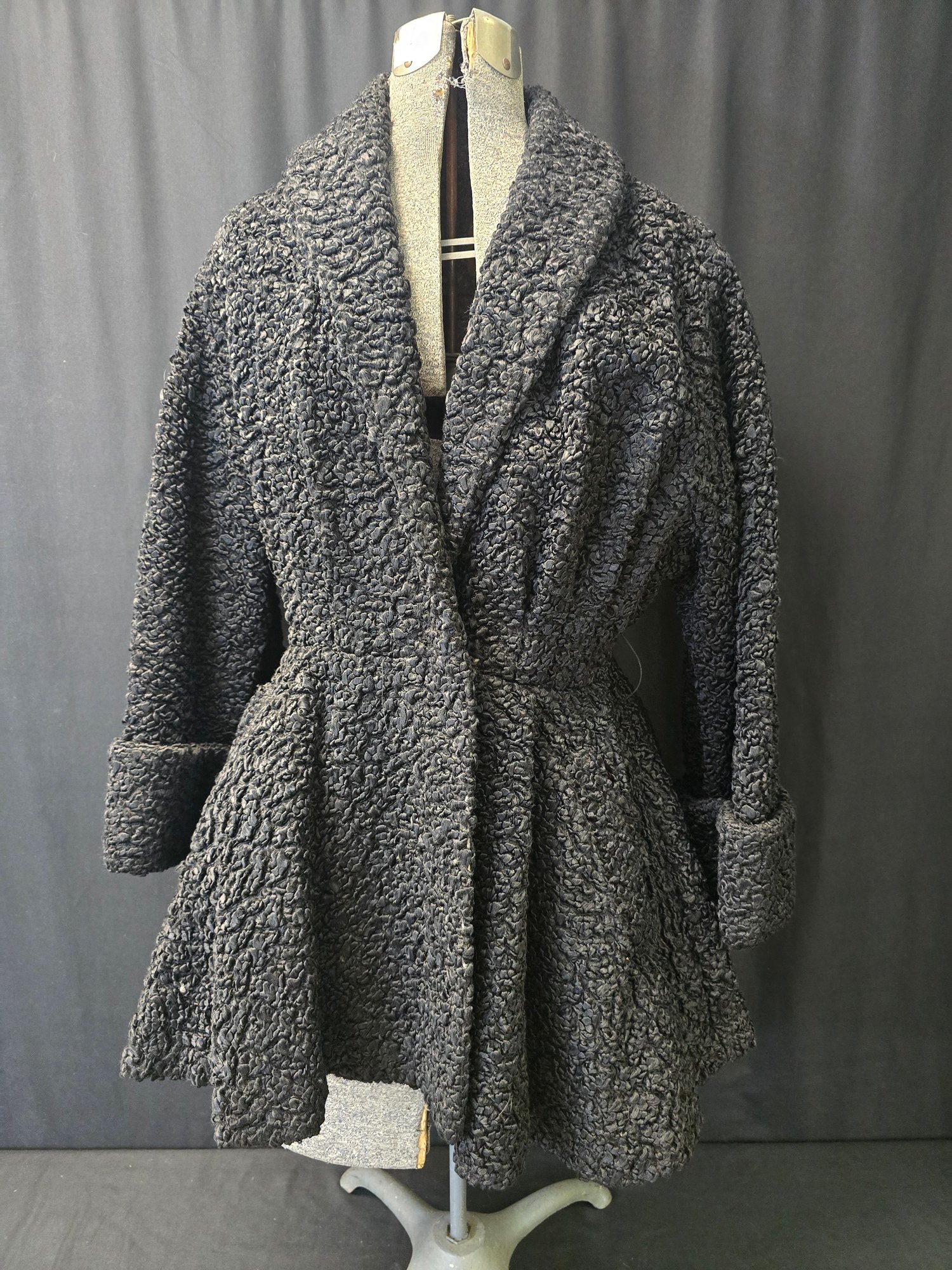 Fashionable Warm Vintage Lamb Wool Baggy Coat Women