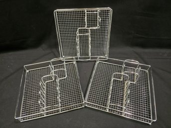 (3) Wire Flatware Organizers