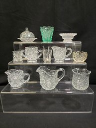 MINI Pressed Glass Lot