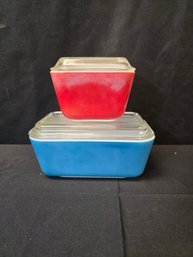 502 & 501 Pyrex Refrigerator Dishes