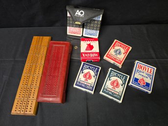 Cards & Cribbage Board