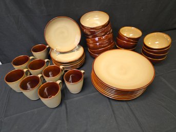 Sango Nova Brown Dishes