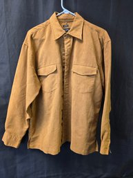 Mens Bruno Sueded Button Down